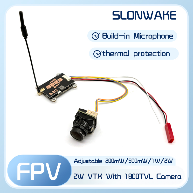 Fpv Camera - SLONWAKE 5.8G 56CH 2W เครื่องส่งสัญญาณ VTX