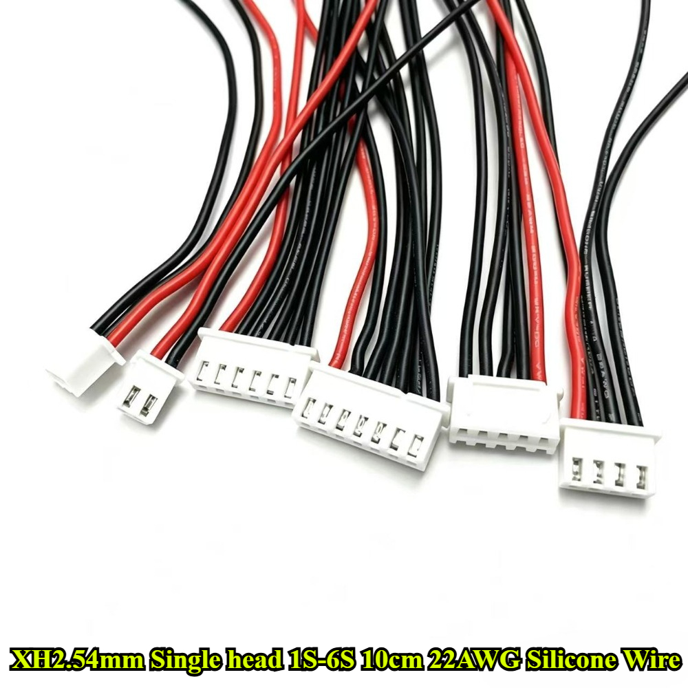 Lipo Battery 6S - 20/30/50 ชิ้น/ล็อต สายชาร์จแบตเตอรี่ลิโพแบบบาลานซ์ JST XH 1S