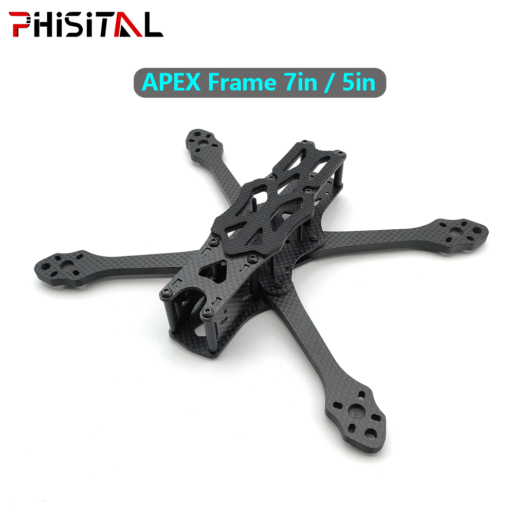 Drone Propeller - ชุดโครงควอดคอปเตอร์คาร์บอนไฟเบอร์ APEX ขนาด 7 นิ้ว/6 นิ้ว/5