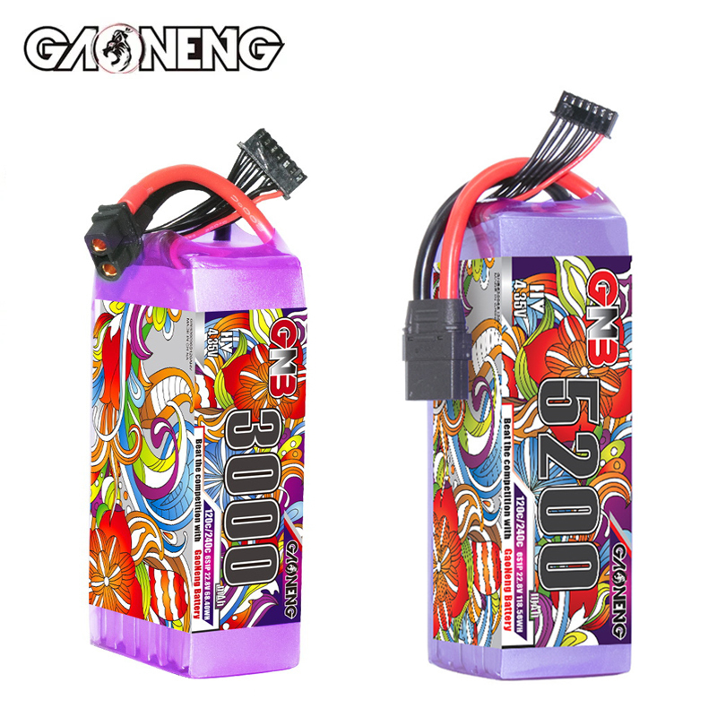 Lipo Battery 6S - แบตเตอรี่ลิโพ GNB 6S 22.8V 3000mAh 5200mAh