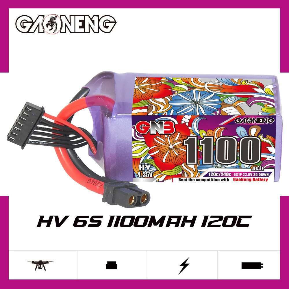 2 ชิ้น GNB 6S ลิโพแบตเตอรี่ 22 - Lipo Battery 6S บทวิจารณ์และราคา