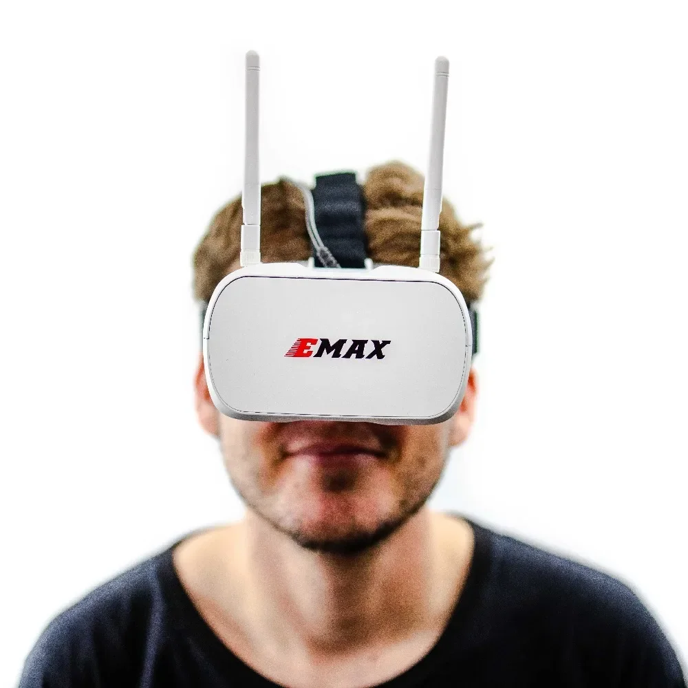 แว่นตา FPV Emax 5.8G 48CH Tiny - Fpv Goggles บทวิจารณ์และราคา