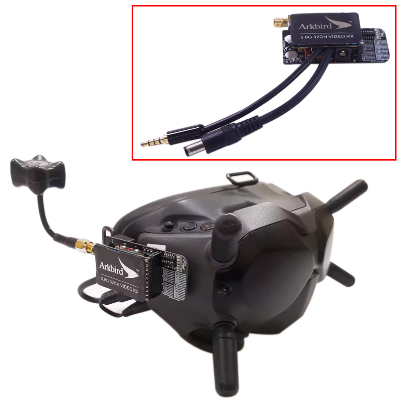 แว่นตาวิดีโอ arkbird 7.4-17.6S - Drone Goggles Dji บทวิจารณ์และราคา