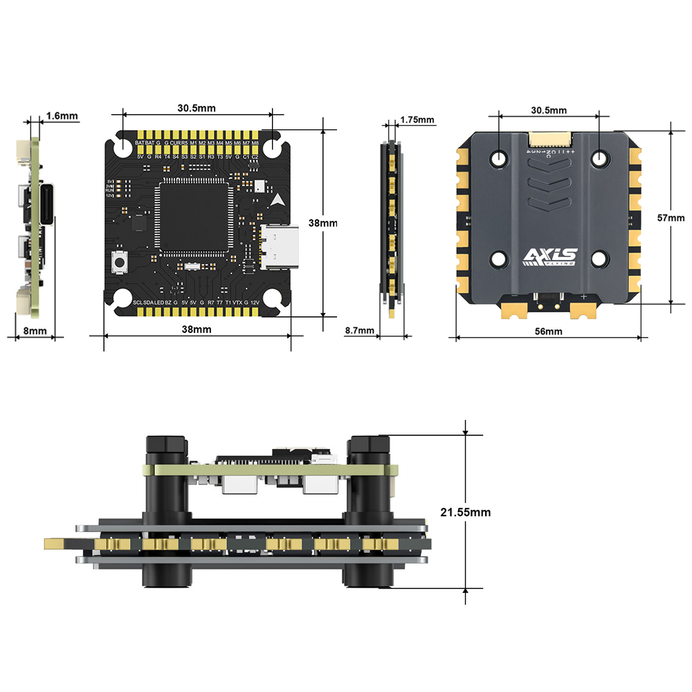 Axisflying Argus Pro ECO F722  - Drone Esc บทวิจารณ์และราคา