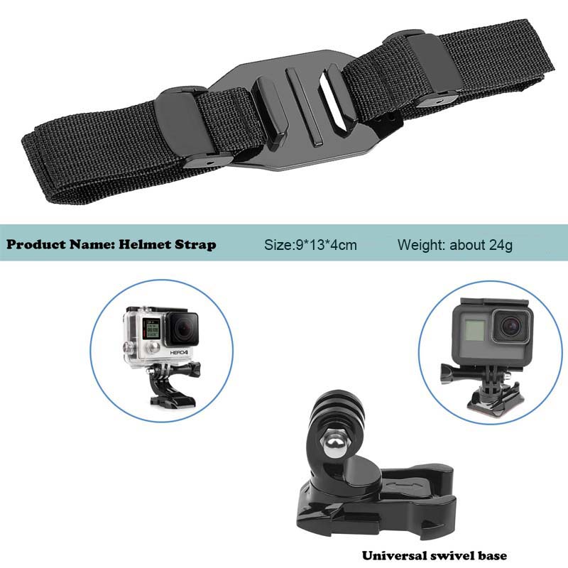 สายรัดหมวกกันน็อคจักรยานแบบปรั - Runcam Camera บทวิจารณ์และราคา