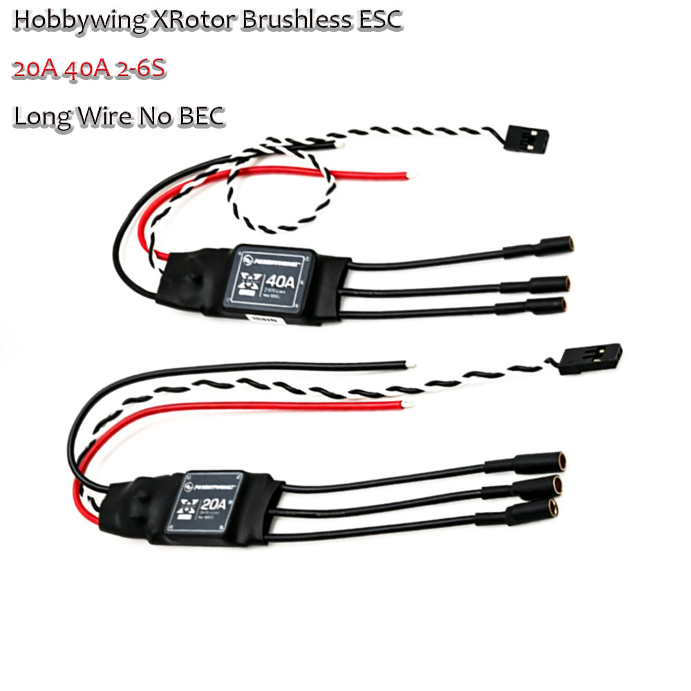 XRotor Hobbywing 20A 40A ตัวคว - Drone Esc บทวิจารณ์และราคา